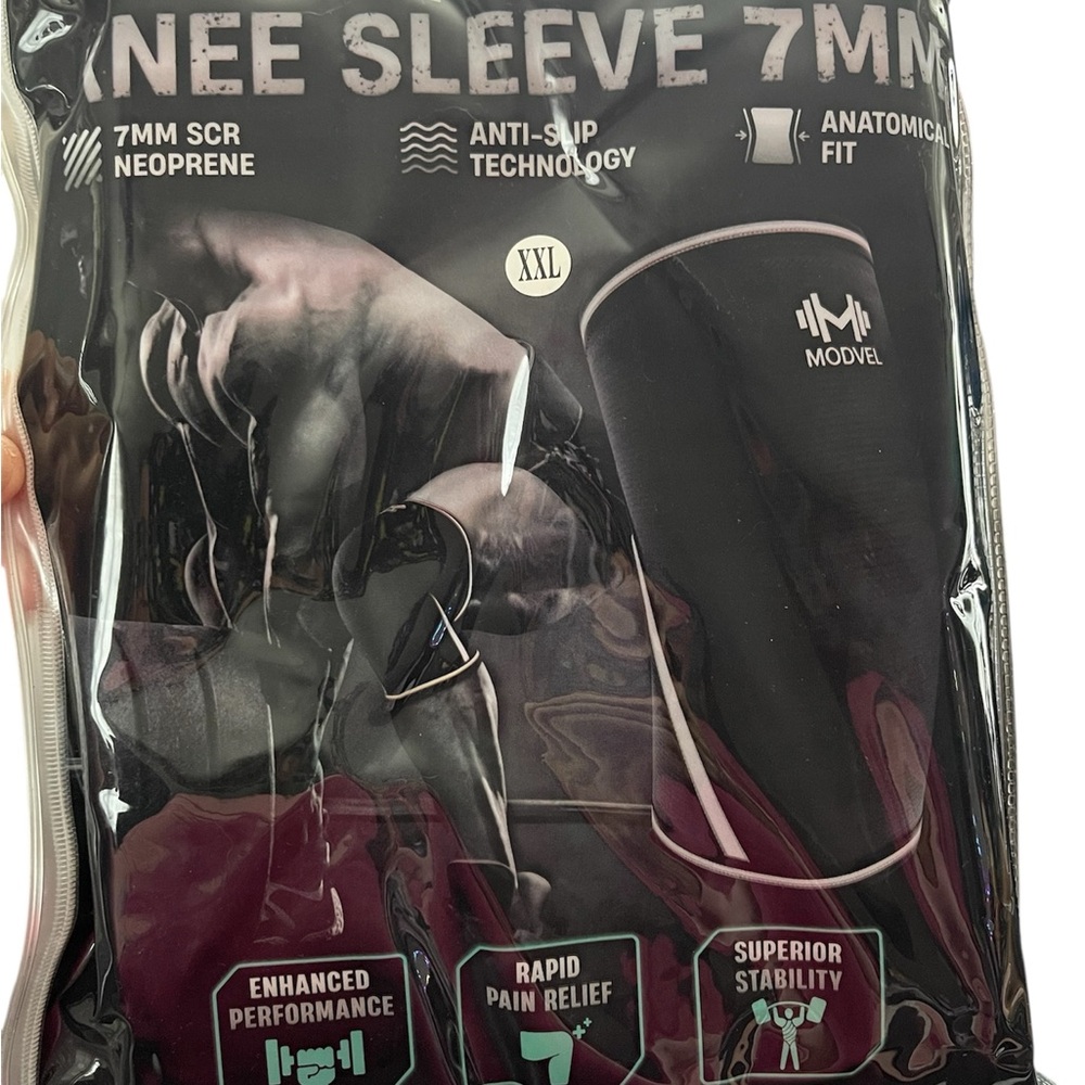 Modvel Neoprene Knee Sleeve 7mm XXL Red